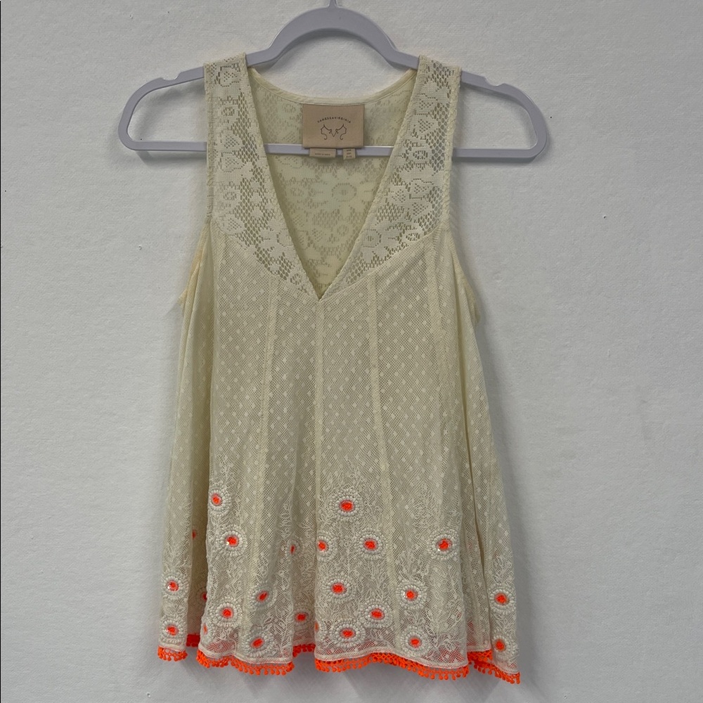 Vanessa Virginia Anthropologie Lace Top